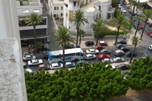 Traffic in Casablanca (view from Sacré Coeur)