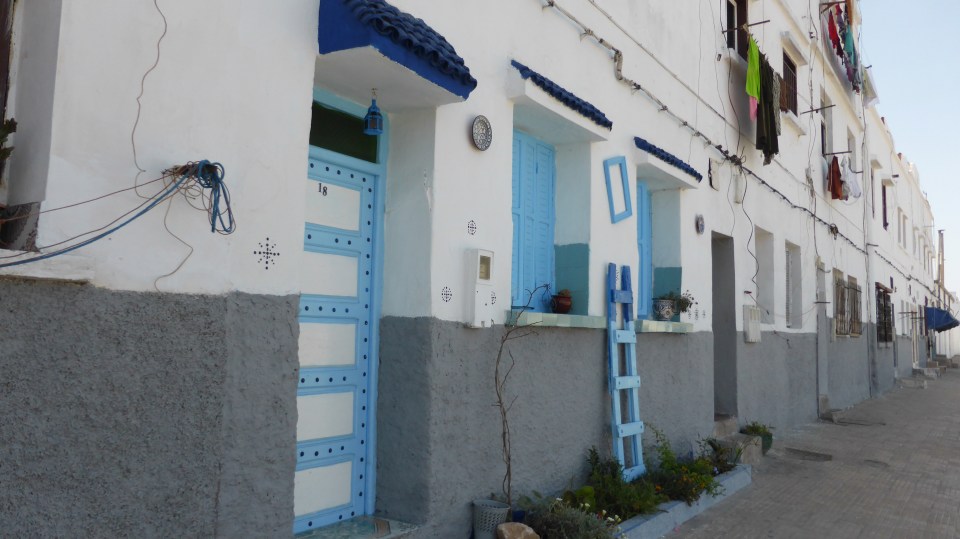 House front Casablanca