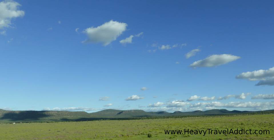 Landscape along the road